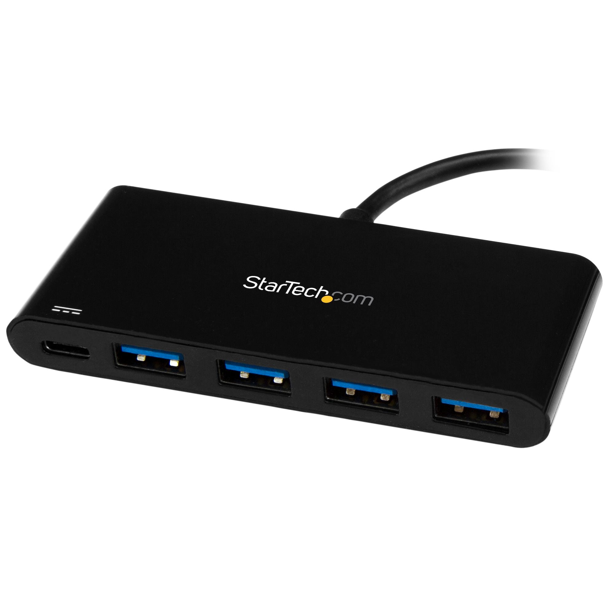 4 Port USB C Hub with 4 USB Type-A Ports (USB 3.0 SuperSpeed 5Gbps) - 60W Power Delivery Passthrough Charging - USB 3.2 Gen 1 Laptop Hub Adapter - MacBook, Dell