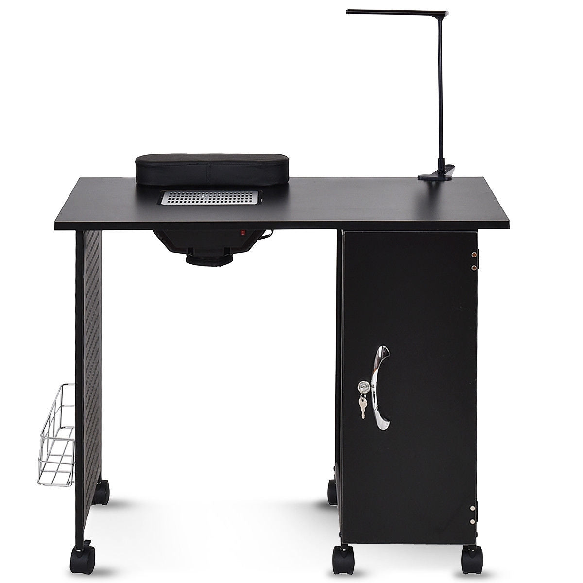 Deluxe Salon Steel Frame Manicure TableÂ