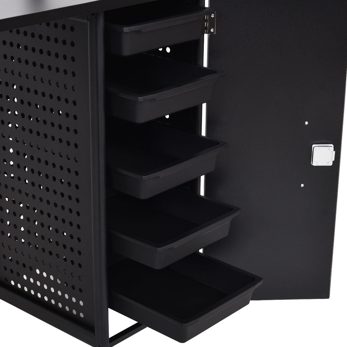 Deluxe Salon Steel Frame Manicure TableÂ