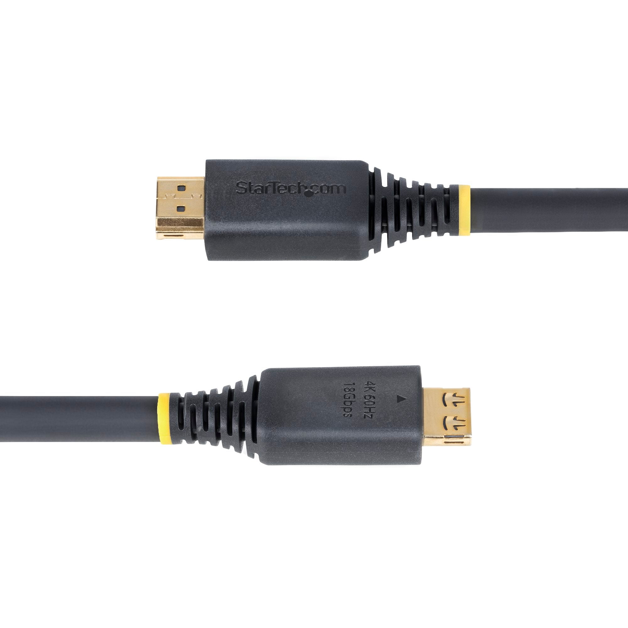 High Speed HDMI Cable with Gripping Connectors, 4K 60Hz/1440p 144Hz, HDR10/HDCP 2.2/ARC, 18Gbps, UHD HDMI 2.0 Cord for TV/Monitor/Display, TPE Jacket