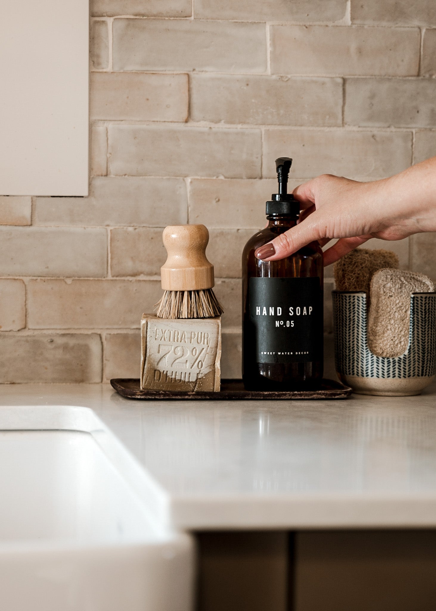 Herringbone Sponge Holder