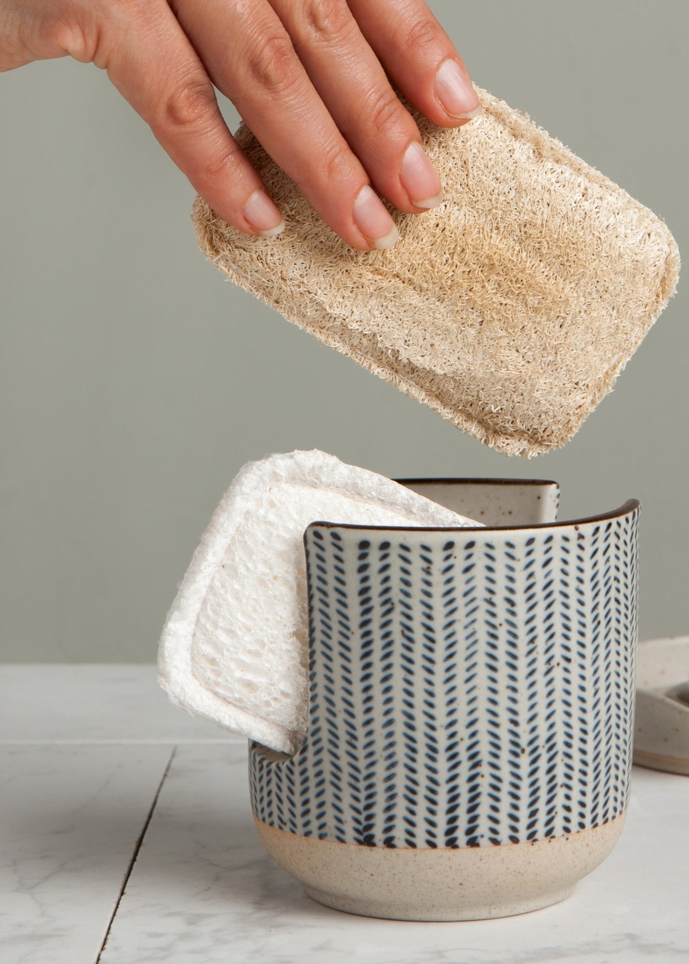 Herringbone Sponge Holder