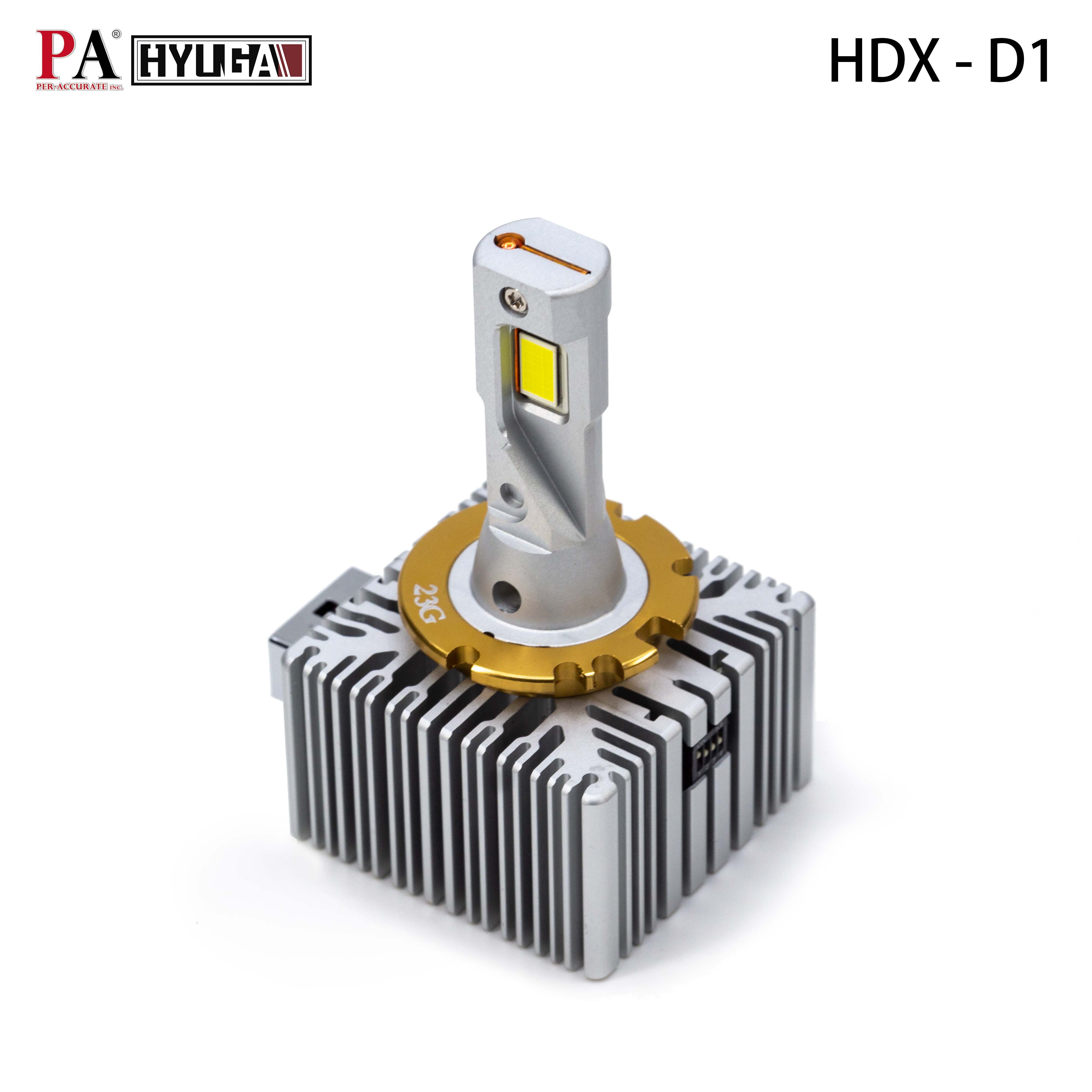 D1S D1R D3S D3R D8S D8R HID To LED Headlight Bulb Conversion Kit, 7545 CSP Plug & Play | HDX series HYUGA (2 Bulbs)