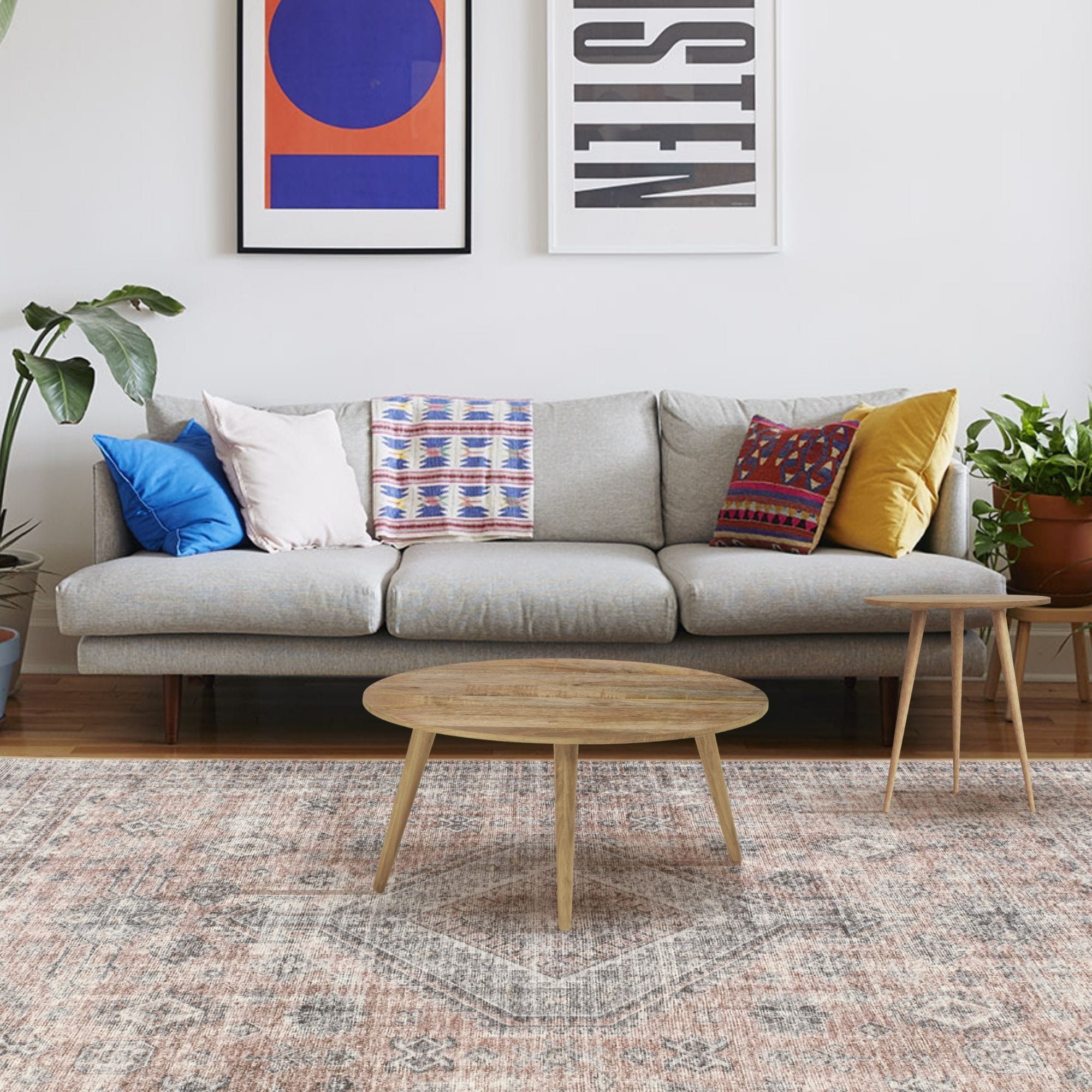 Renaldo Mid-Century Wooden End Table