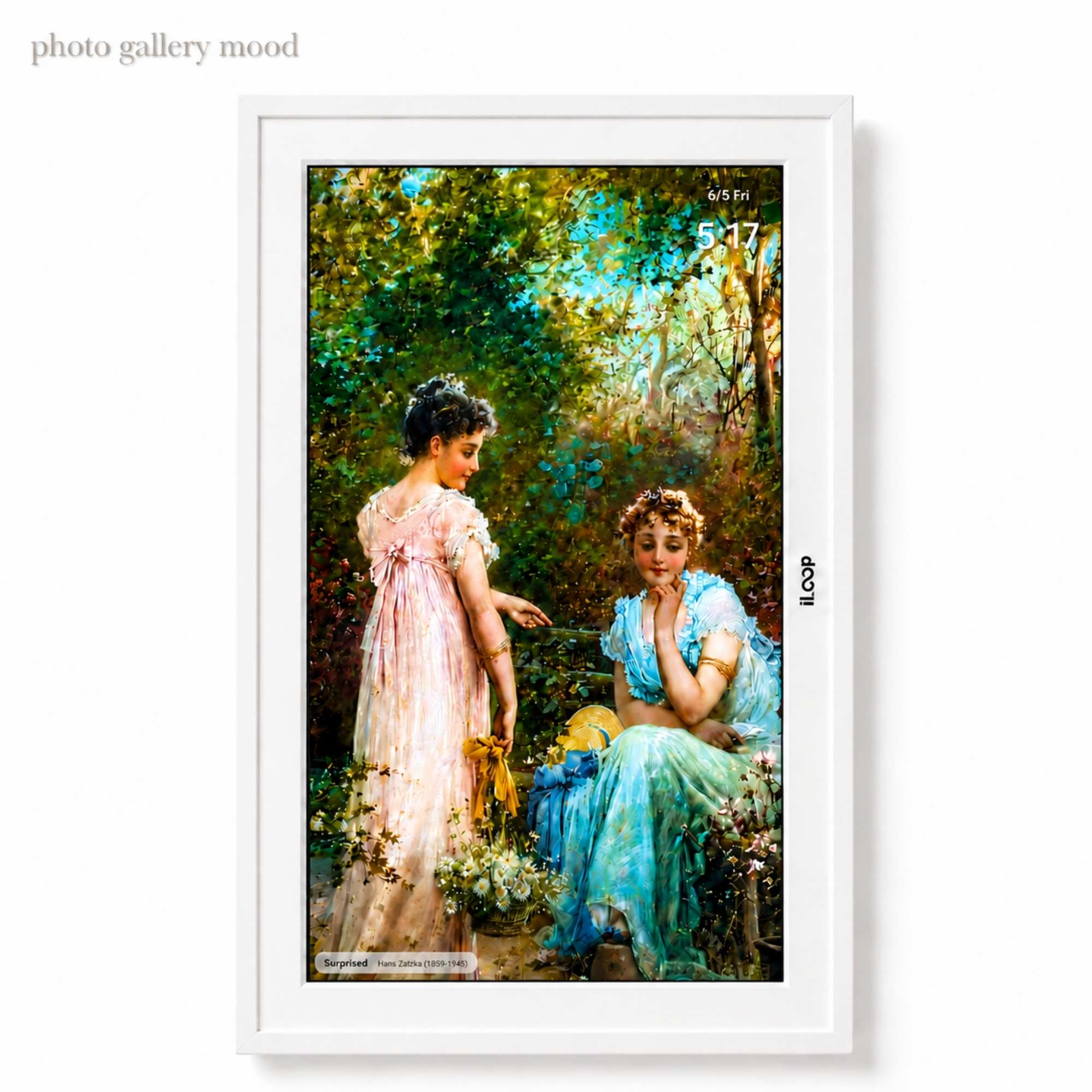 iLoop 15.6” Digital Calendar 32GB | Calendar, Wi-Fi Photo & Video Frame, Art Gallery | Premium Features No Subscription, Touchscreen