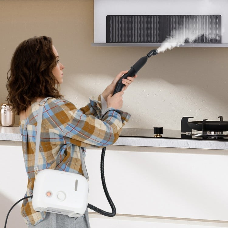 1500W Portable Steam Cleaner with 34 oz Water Tank