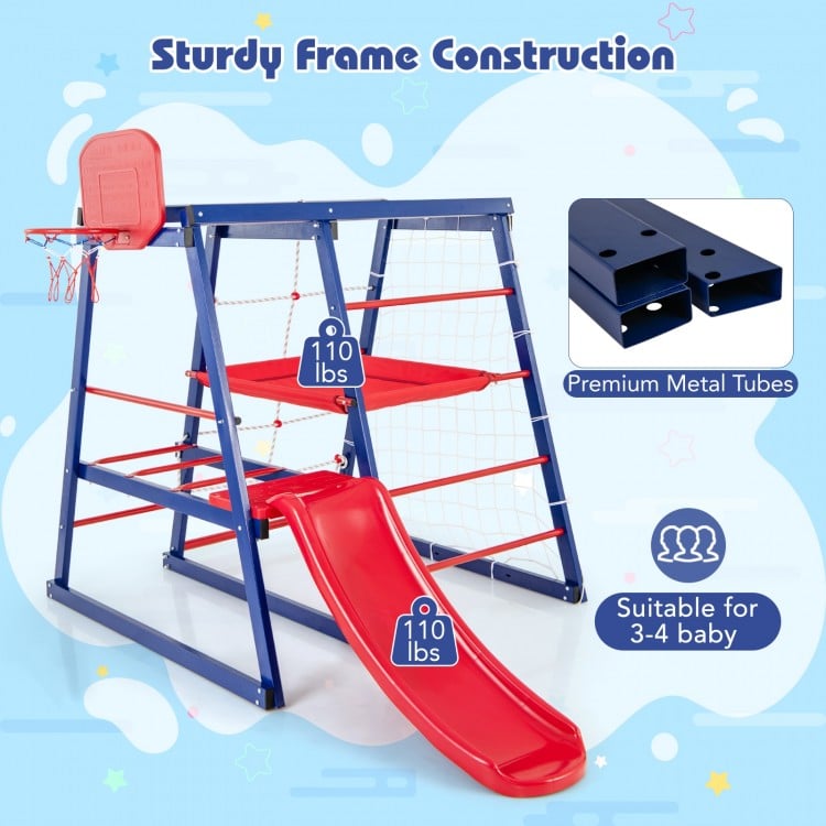 7-In-1 Metal Toddler Climbing Toys for 3-7 Years Old