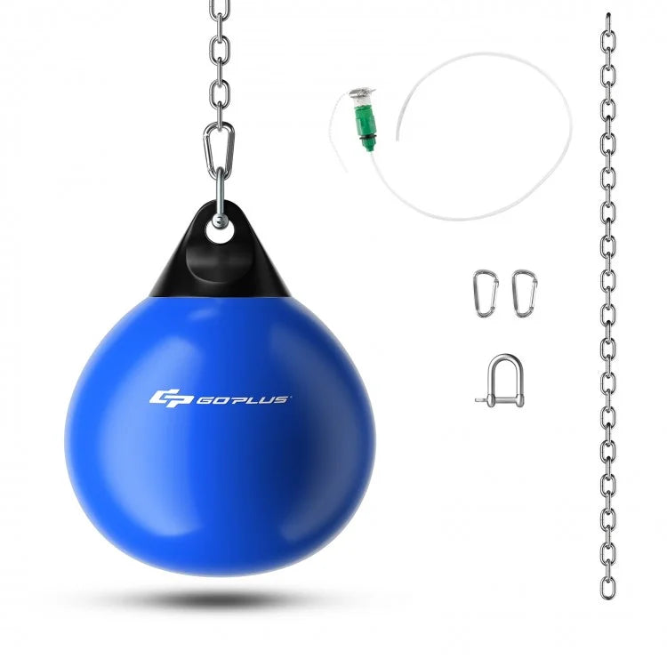 18" Heavy Punching Water Aqua Bag (Up to 110 lbs) with Adjustable Chain