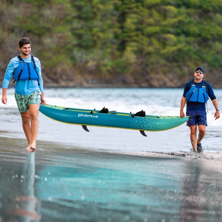 Inflatable 2-person Kayak Set with Aluminium Oars and Repair Kit