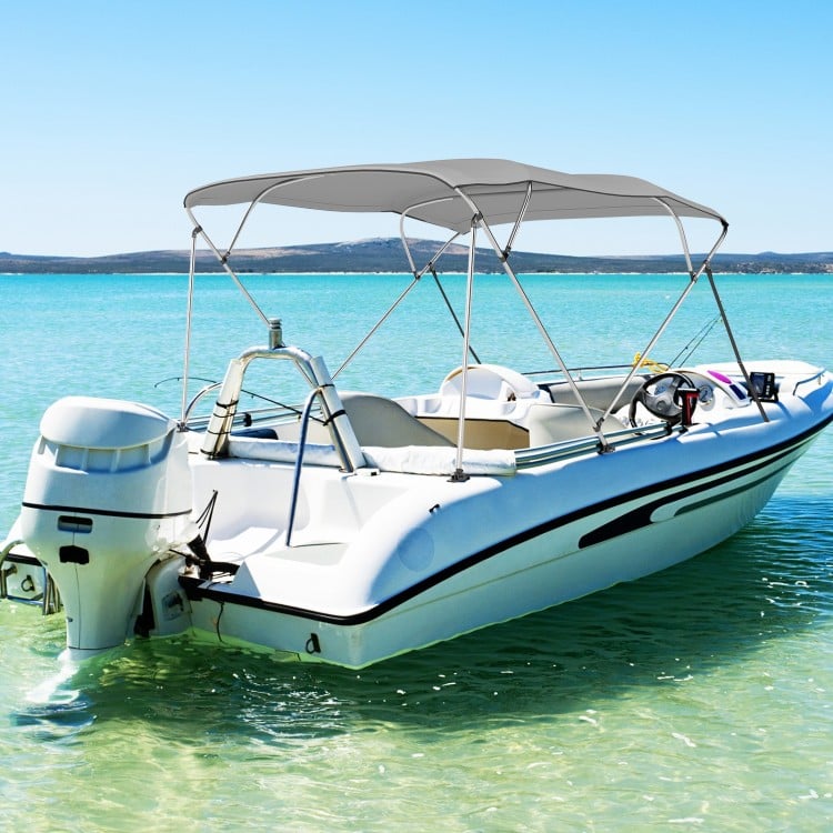 3-Bow/4-Bow Boat Bimini Top Sun Shade Boat Canopy with Storage Boot