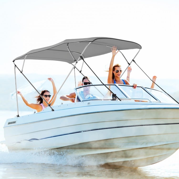3-Bow/4-Bow Boat Bimini Top Sun Shade Boat Canopy with Storage Boot