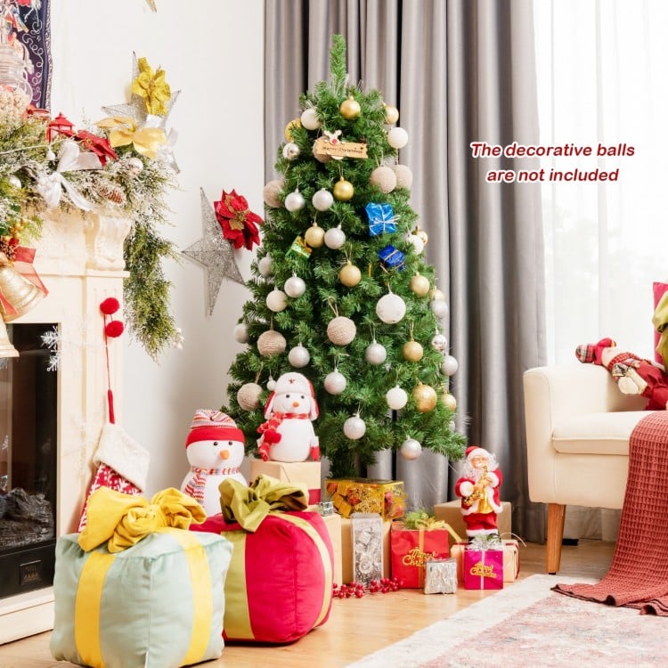 5 FT Pre-lit Multi-Colored Fiber Optic Spruce Artificial Christmas Tree