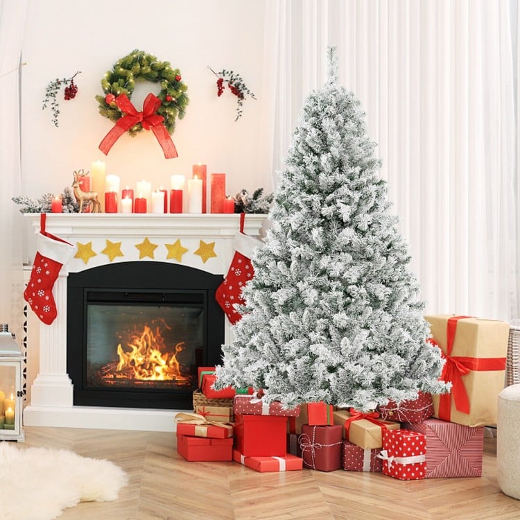 6 Feet Artificial Xmas Tree 3-Minute Quick Shape