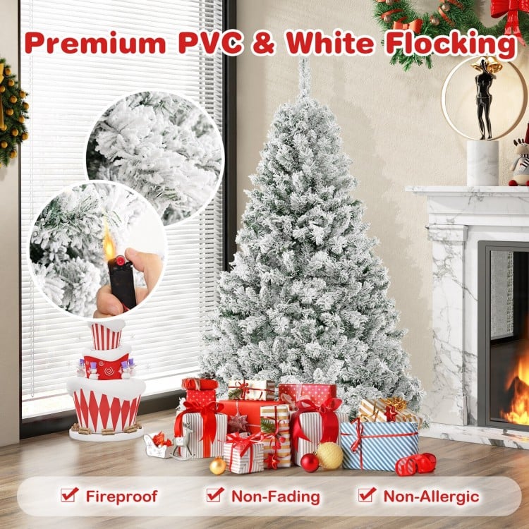 6 Feet Artificial Xmas Tree 3-Minute Quick Shape