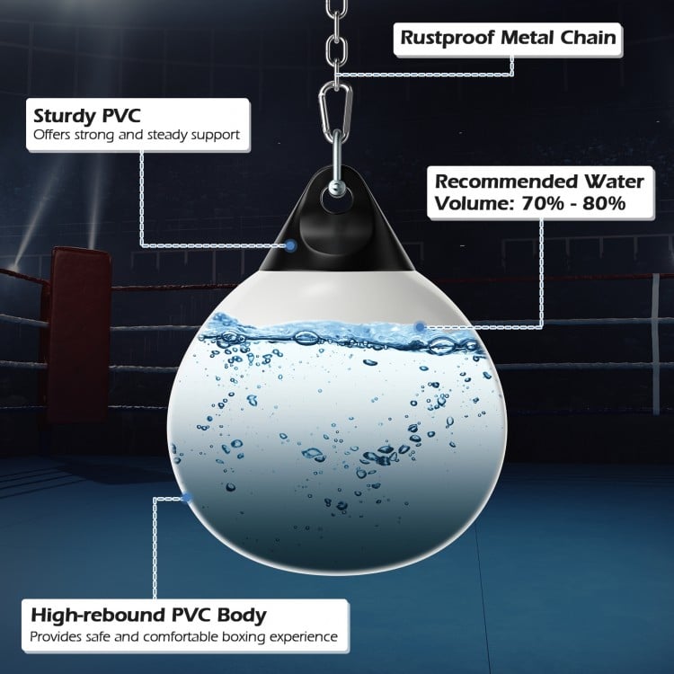 21 Inch Water Punching Bag with Adjustable Metal Chain