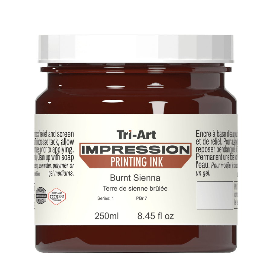 Impressions Acrylic Printing Ink - Burnt Sienna