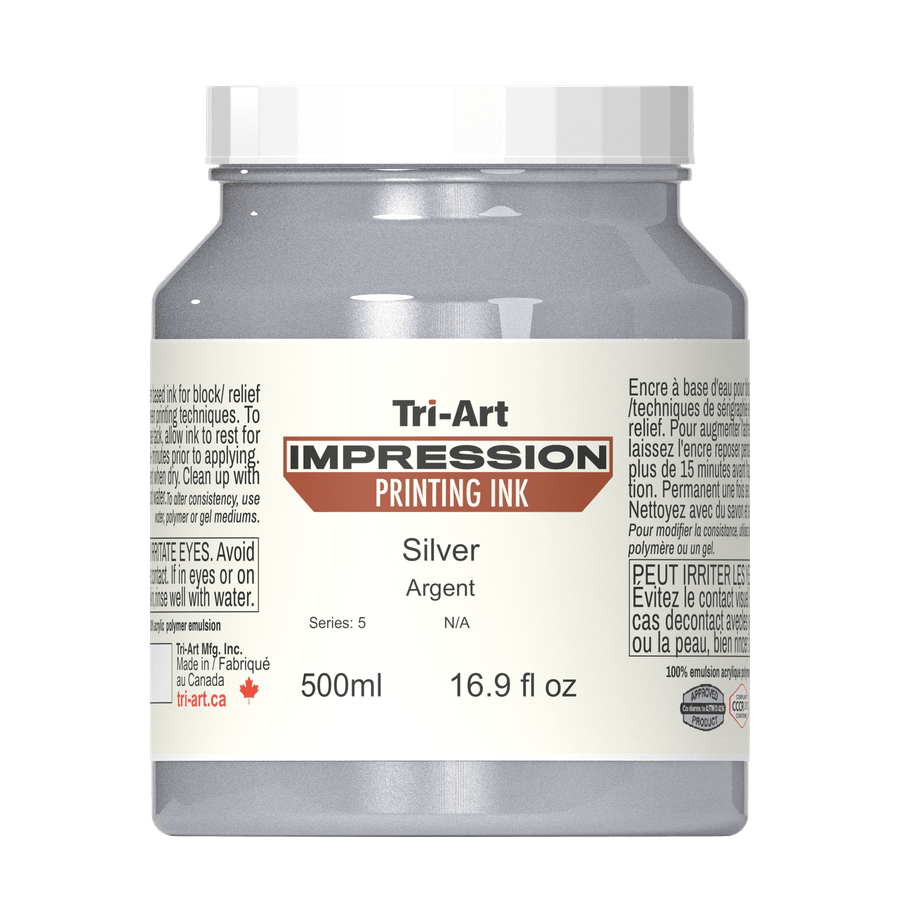 Impressions Block Printing Ink - Silver
