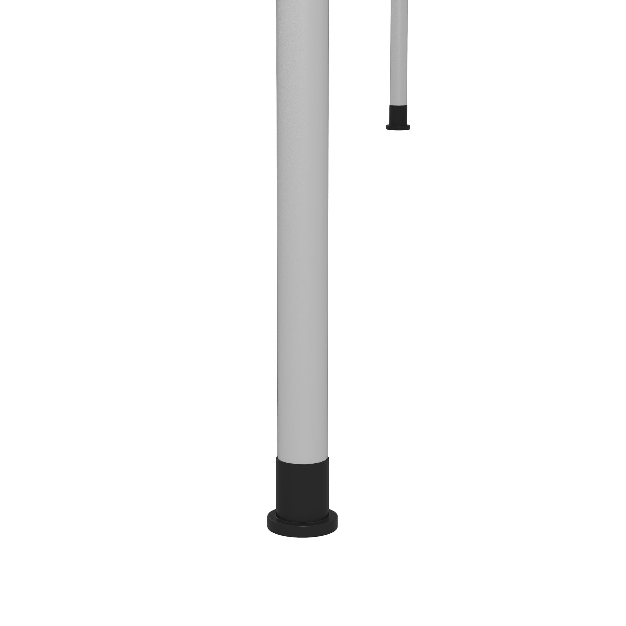 Soozier 14FT Enclosure Trampolining Bounce Safety Accessories Trampoline Net with 8 Poles, Grey