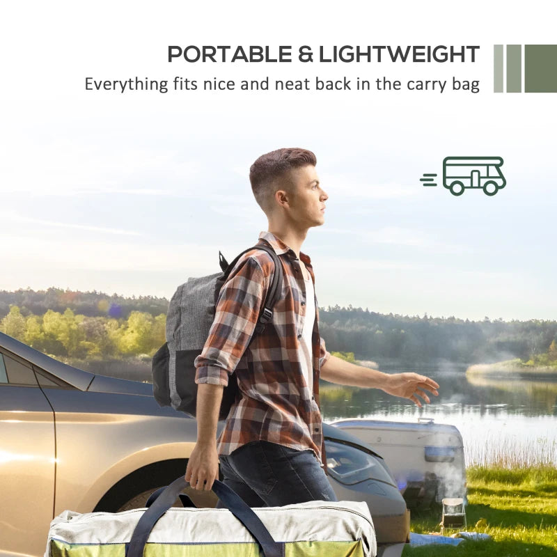 SUV Awning Tailgate Tent, Portable Car Awning with Side Wall, for Truck, RV, Van, Trailer and Overlanding Camping