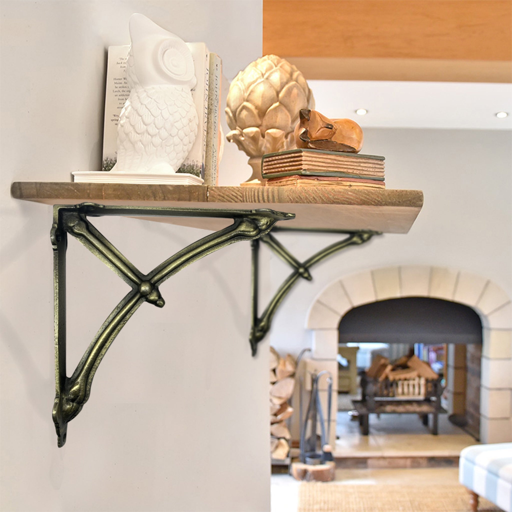 Half Round Bracket (JS-90-065BR)