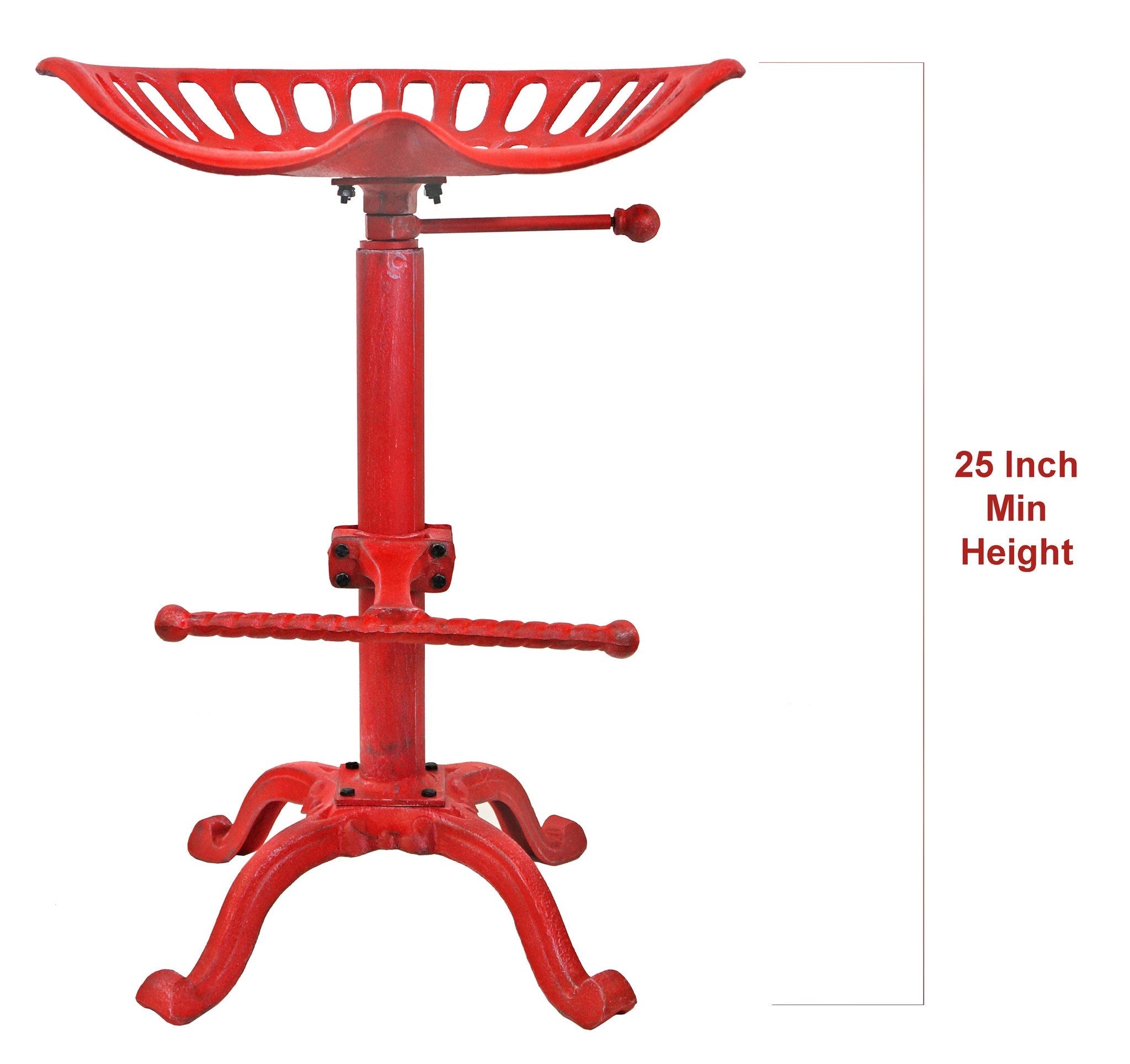 Tractor Seat Stool Red (JS-93-800R)