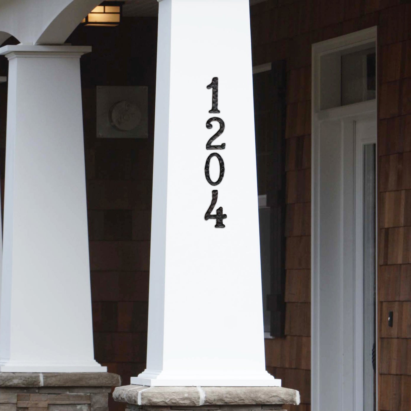 Cast Iron Letter A Black (JS-RUSTIC-A)