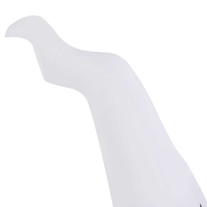 Outsunny 7ft Inflatable Halloween Ghost with Horns – LED Blow-Up Yard Display with Flame Effect