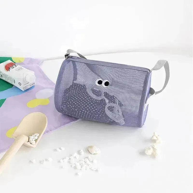 Large Capacity Waterproof Beach Bag Mesh Breathable Toiletry Storage Handbag