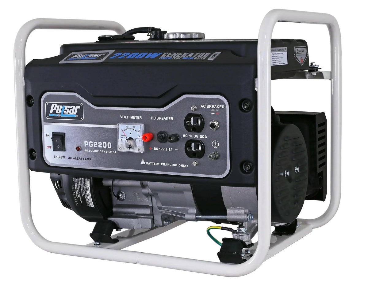2300W Portable Gasoline Generator – 2200W Peak, 1600W Running, 98cc OHV Engine, CARB & EPA Approved