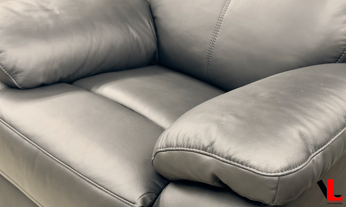 Aveon 3 Piece Pillow Top Arm Reclining Sofa, Loveseat and Chair Set in Leather Match - Available in 3 Colours