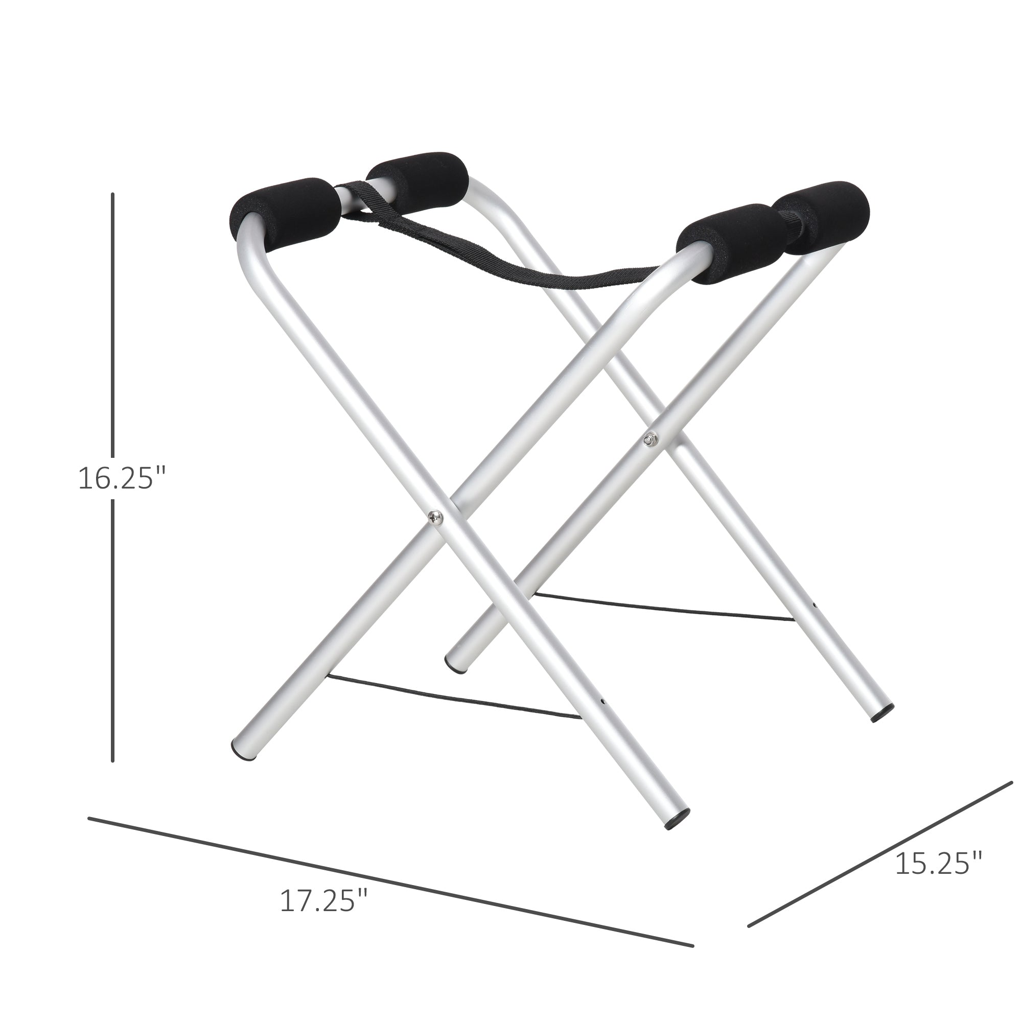 Soozier 2 Pieces Kayak Stand Freestanding Paddle Board Ground Storage Rack Premium Accessories for Boat Float Mat Canoe