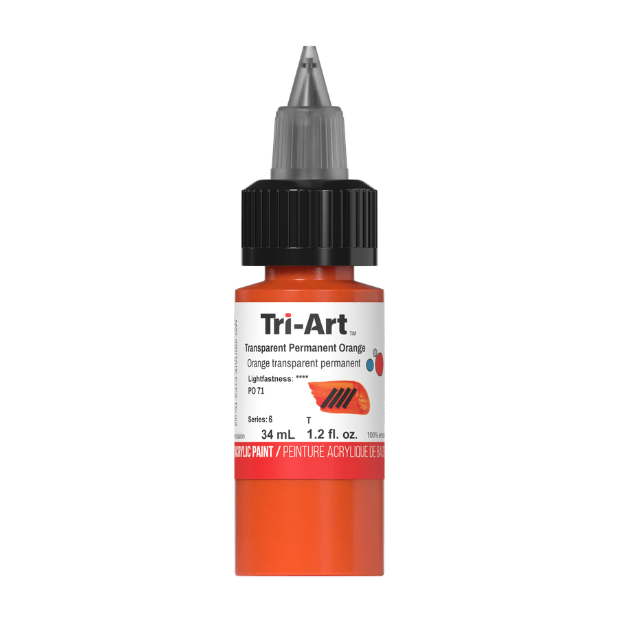 Tri-Art Low Viscosity - Transparent Permanent Orange