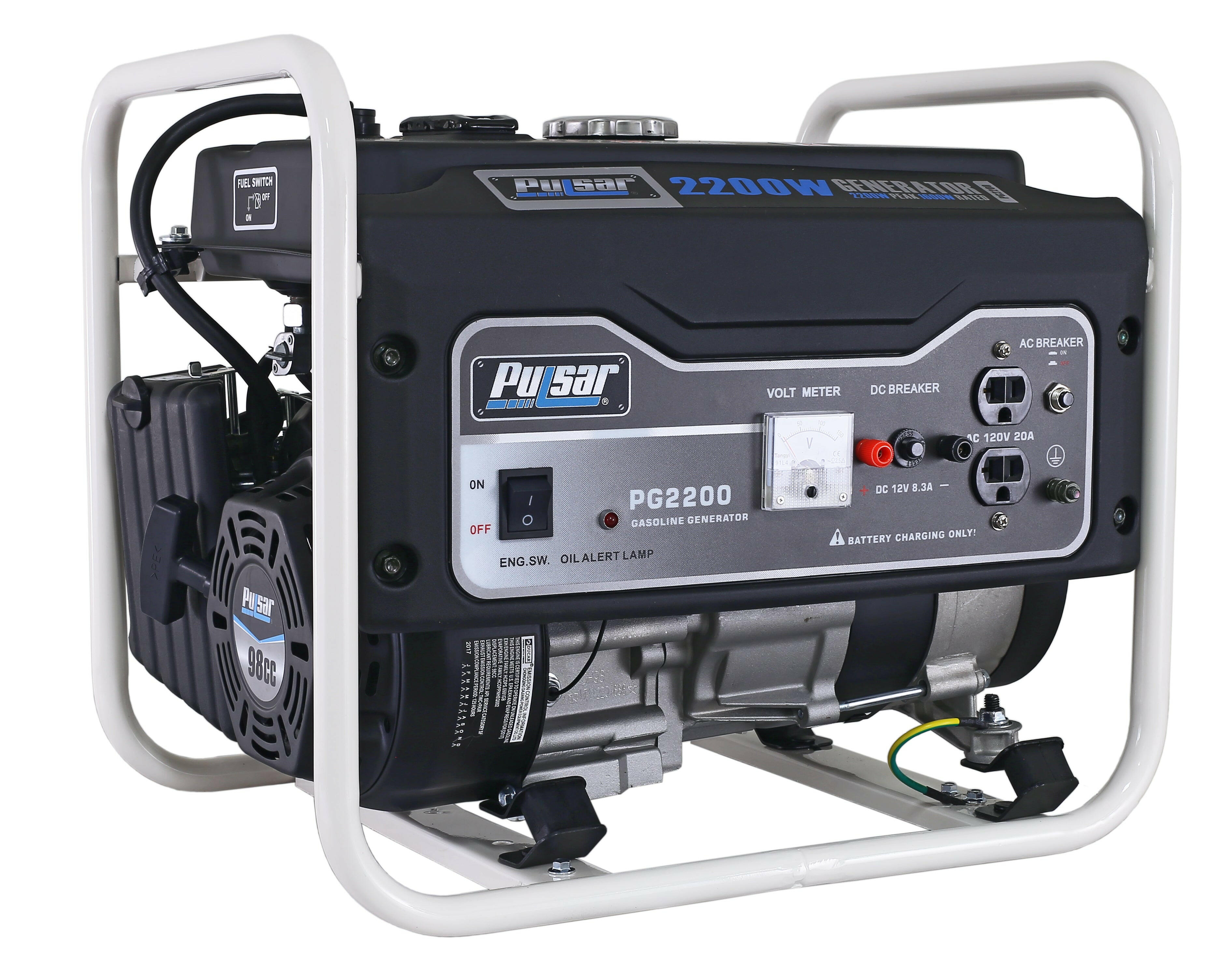 Pulsar Products 2,200-watt Gasoline-powered Portable Generator