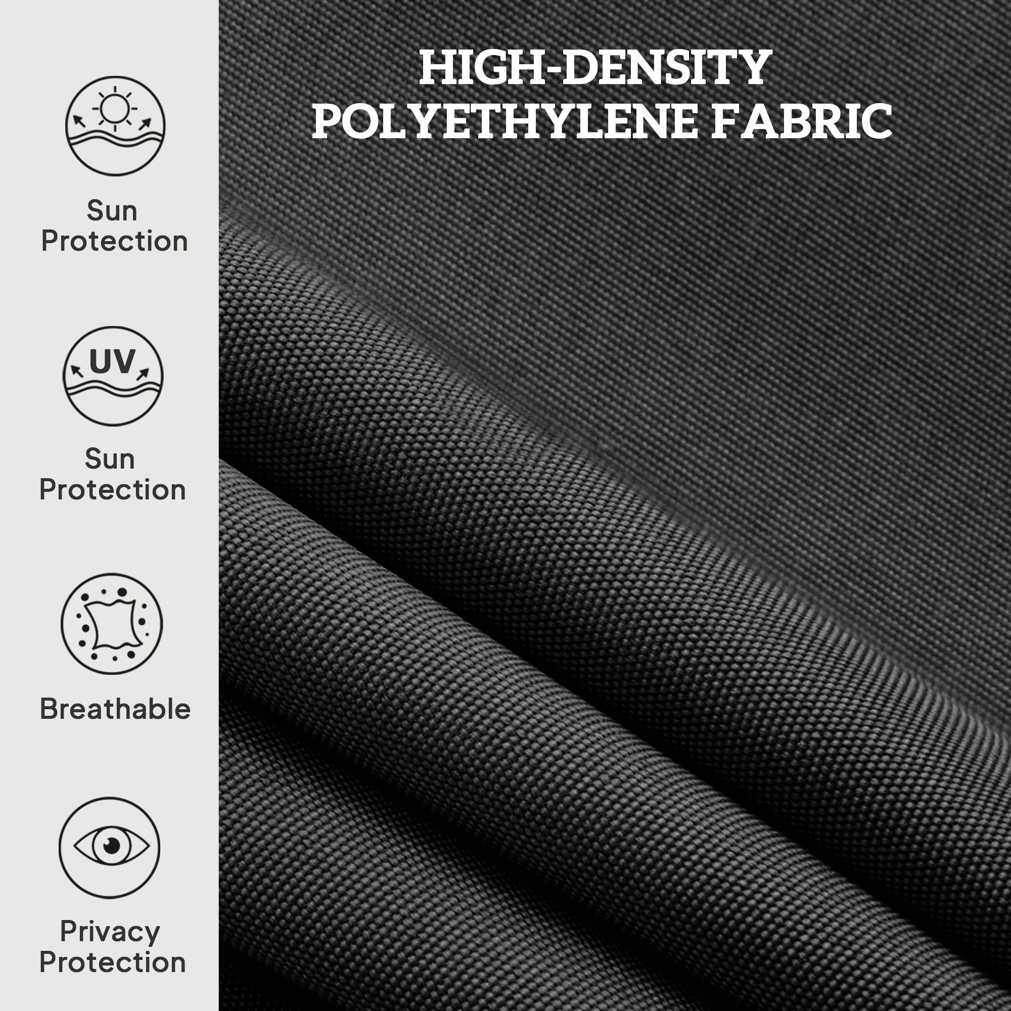 Outsunny 6' x 6' Patio Door Blinds, Outdoor Roller Shades, Cordless Roll Up Shade for Porch Gazebo, Black