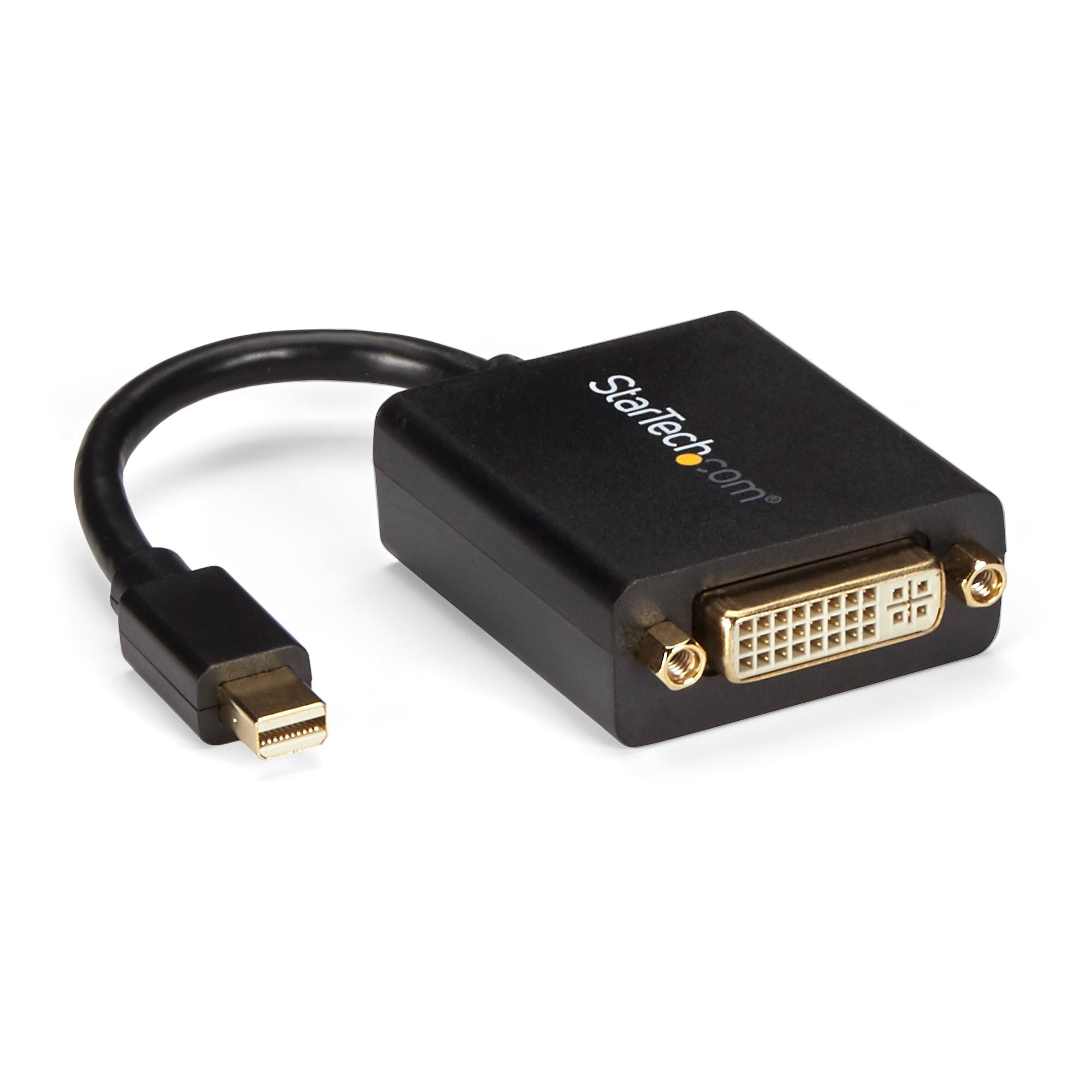 Mini DisplayPort to DVI Adapter - Mini DP to DVI-D Converter - 1080p Video - VESA Certified - mDP or Thunderbolt 1/2 Mac/PC to DVI Monitor - mDP 1.2 to DVI Single-Link Dongle