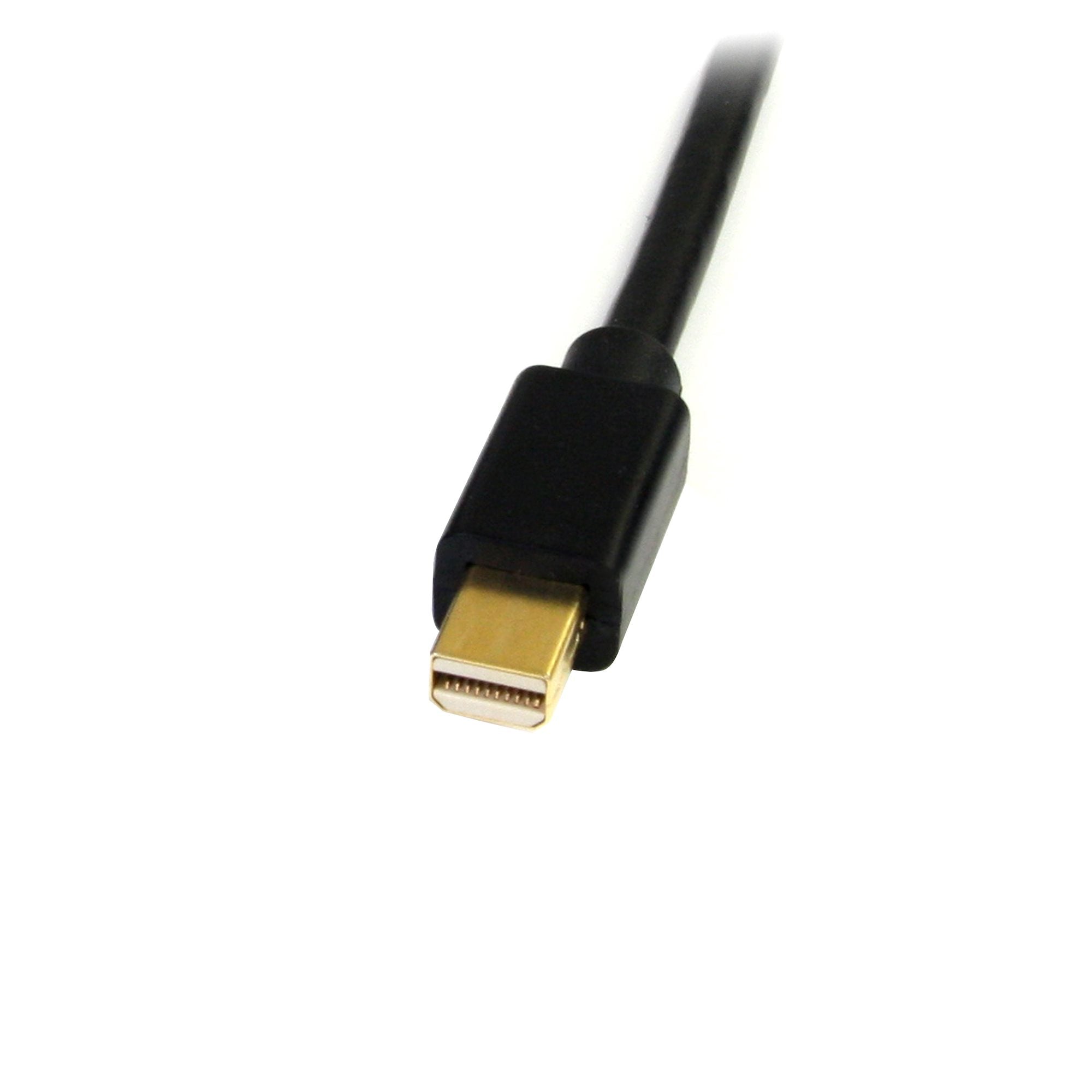 6ft (1.8m) Mini DisplayPort to DVI Cable - Mini DP to DVI Adapter Cable - 1080p Video - Passive mDP to DVI-D Single Link, mDP or Thunderbolt 1/2 Mac/PC to DVI Monitor/Display