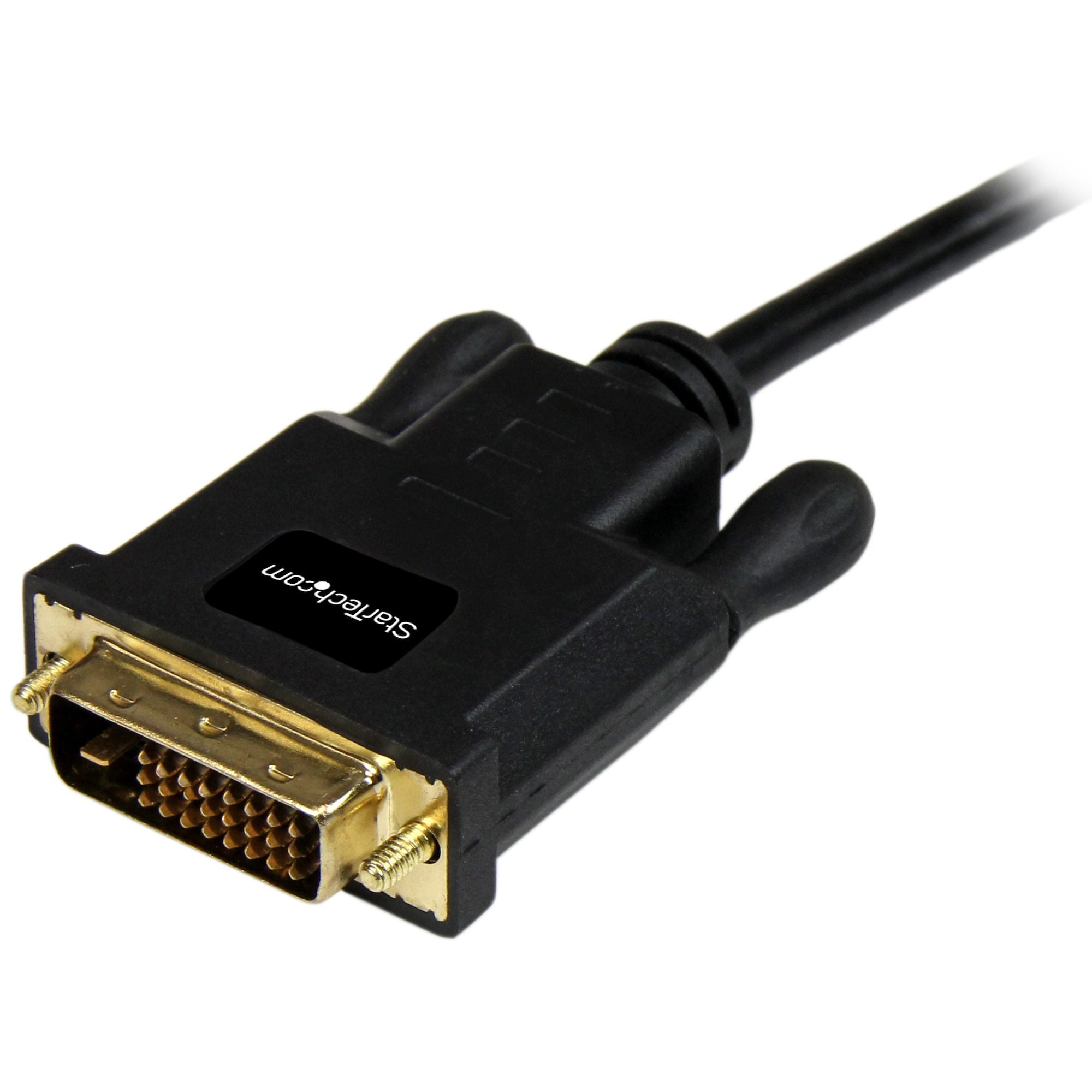 Mini DisplayPort to DVI Cable - Mini DP to DVI Adapter Cable - 1080p Video - Passive mDP 1.2 to DVI-D Single Link - mDP or Thunderbolt 1/2 Mac/PC to DVI Monitor