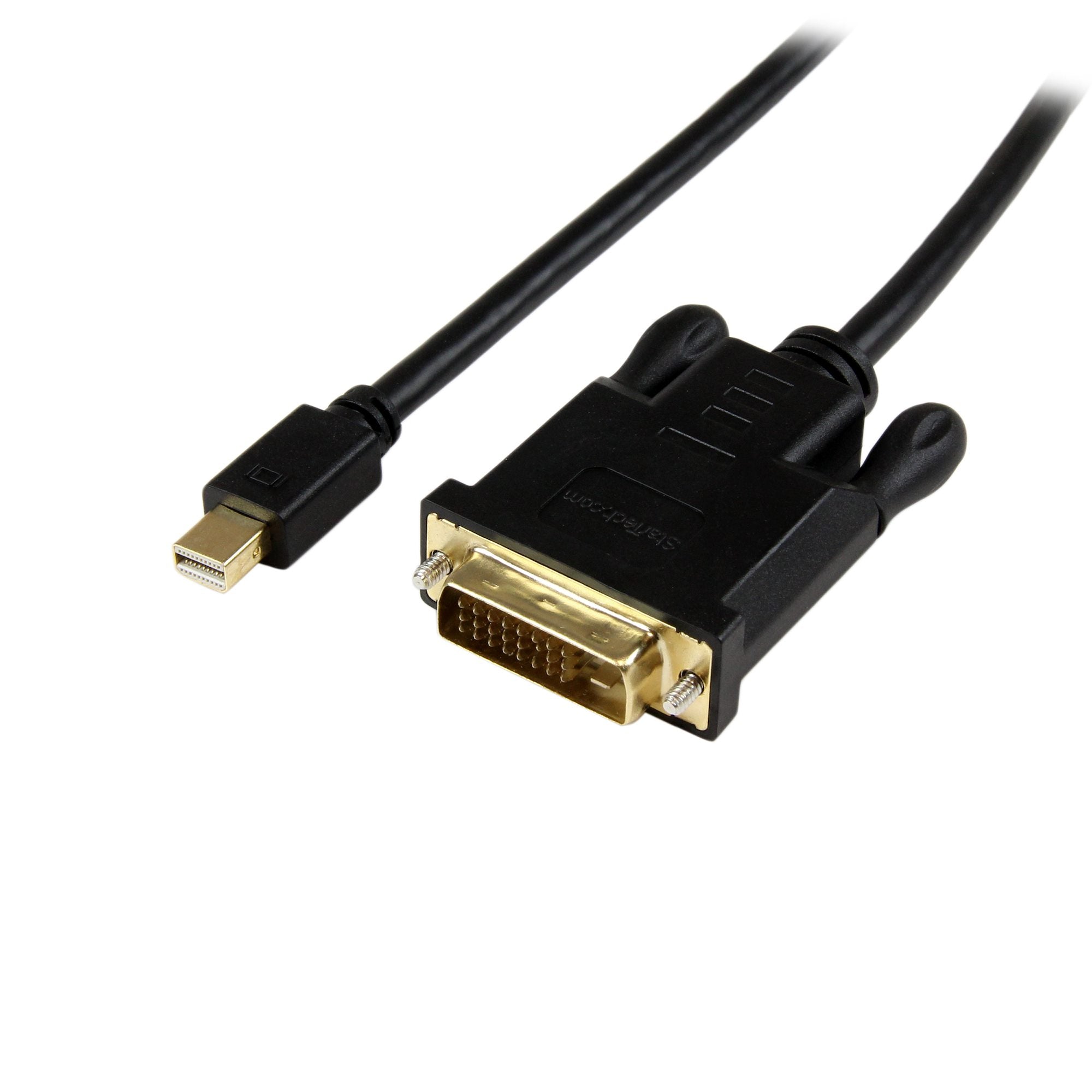 Mini DisplayPort to DVI Cable - Active Mini DP to DVI Adapter Cable - 1080p Video - mDP 1.2 to DVI-D Single Link - mDP or Thunderbolt 1/2 Mac/PC to DVI Monitor