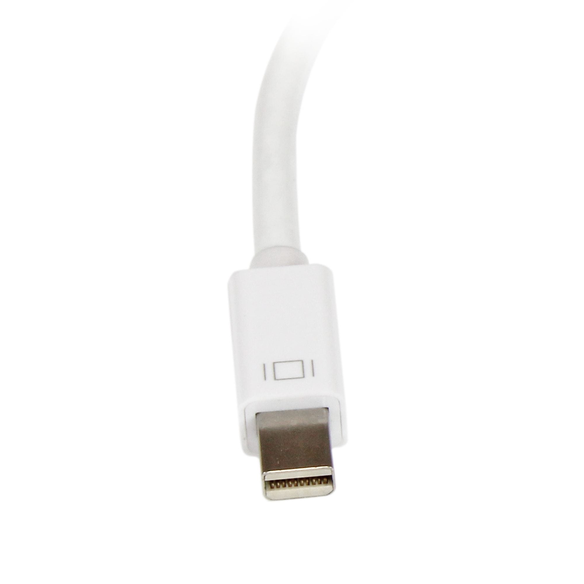 Mini DisplayPort to HDMI Adapter - Active mDP to HDMI Video Converter - 4K 30Hz - Mini DP or Thunderbolt 1/2 Mac/PC to HDMI Monitor/TV/Display - mDP 1.2 to HDMI Adapter Dongle - White