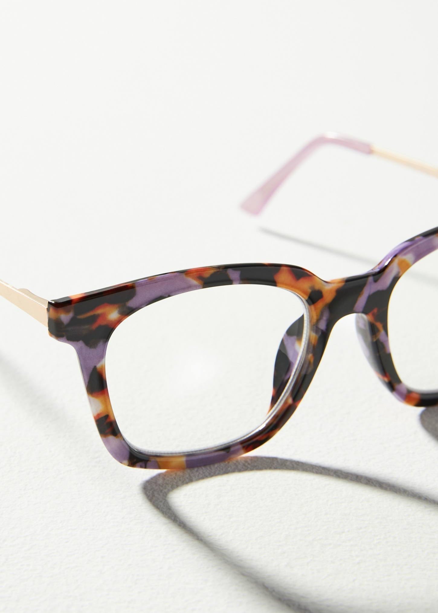 Millie Glasses - Purple Botanico