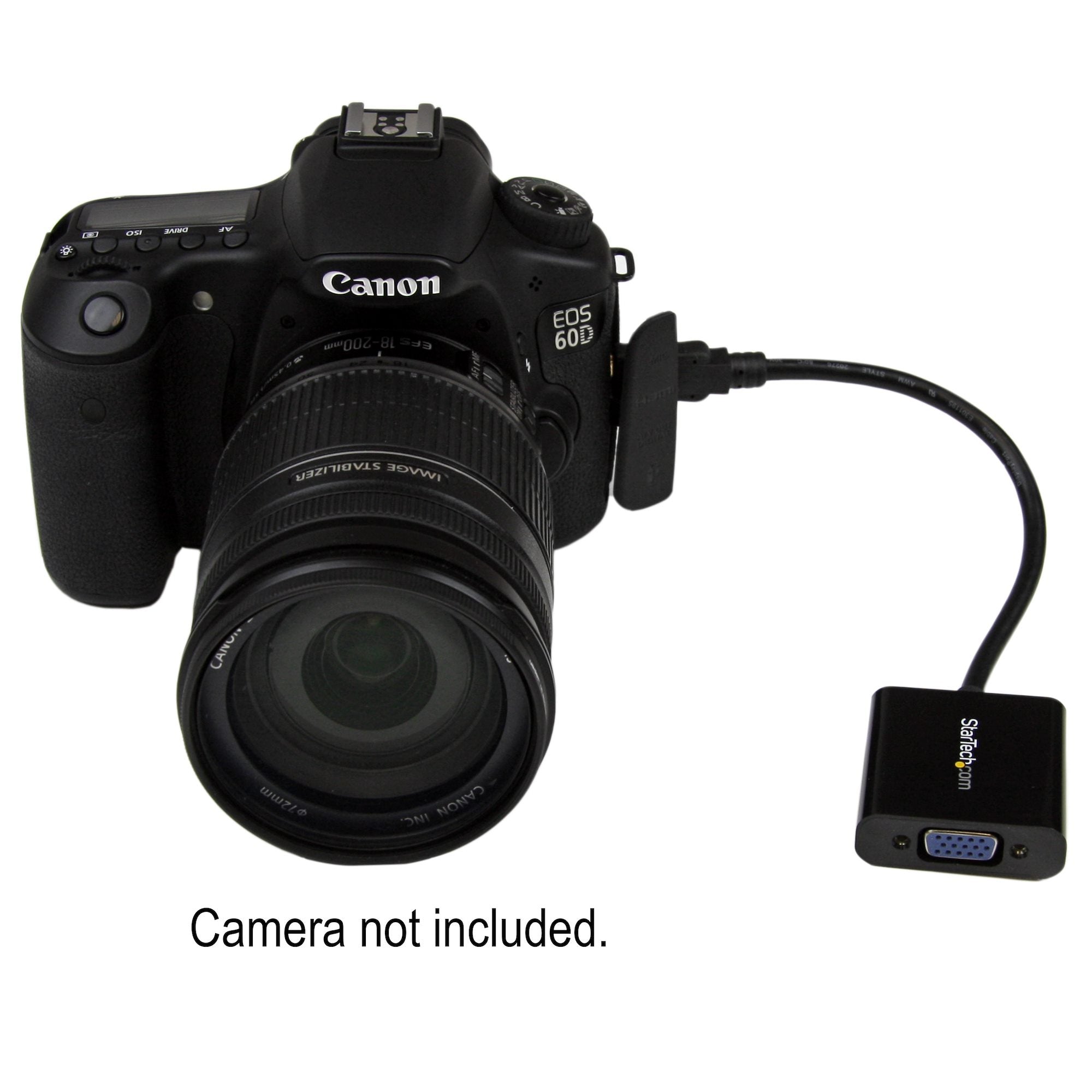 Mini HDMI to VGA Adapter Converter for Digital Still Camera / Video Camera - 1920x1080