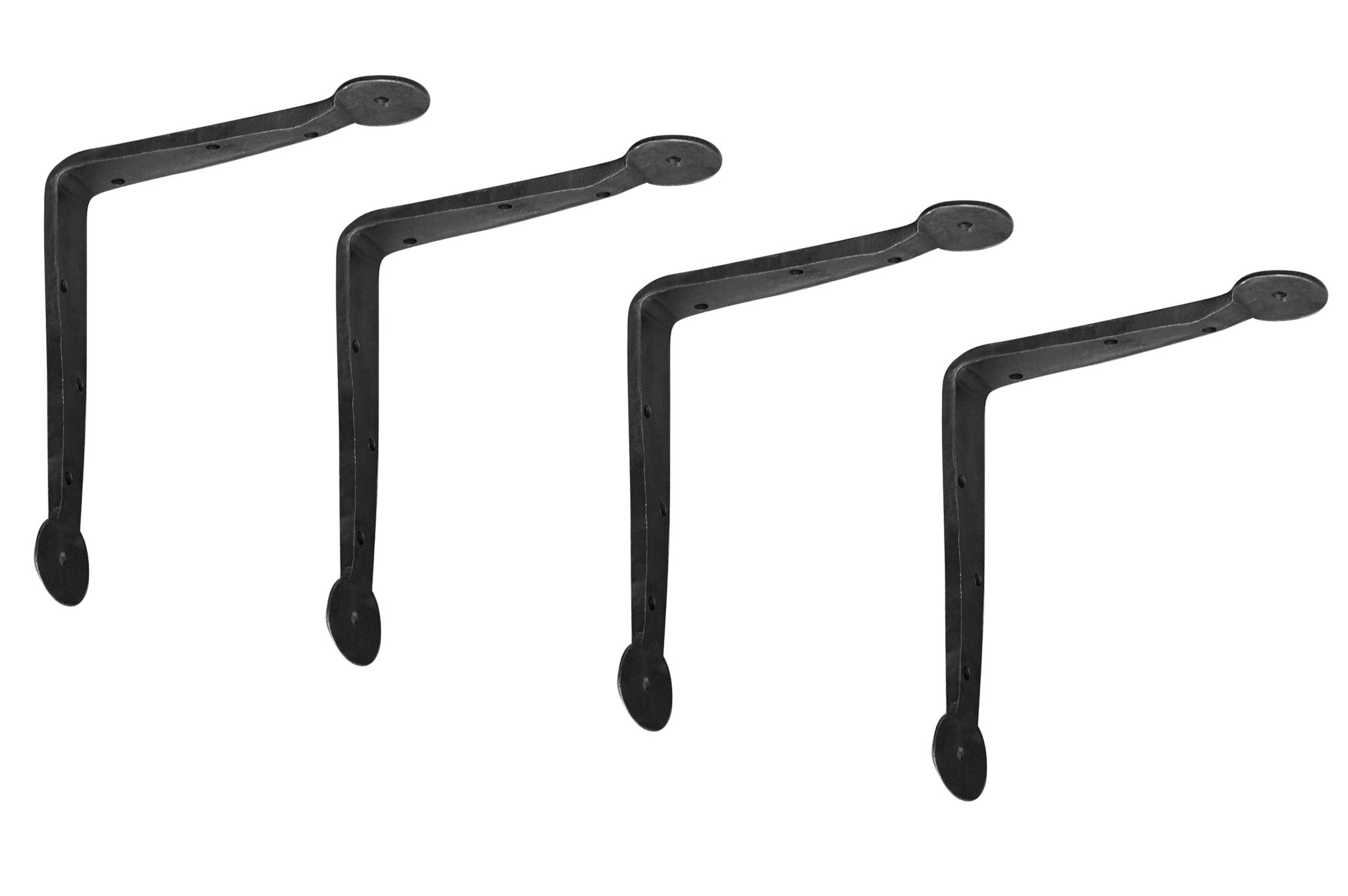 Hand-Forged Black Corner, Round End, Last Chance