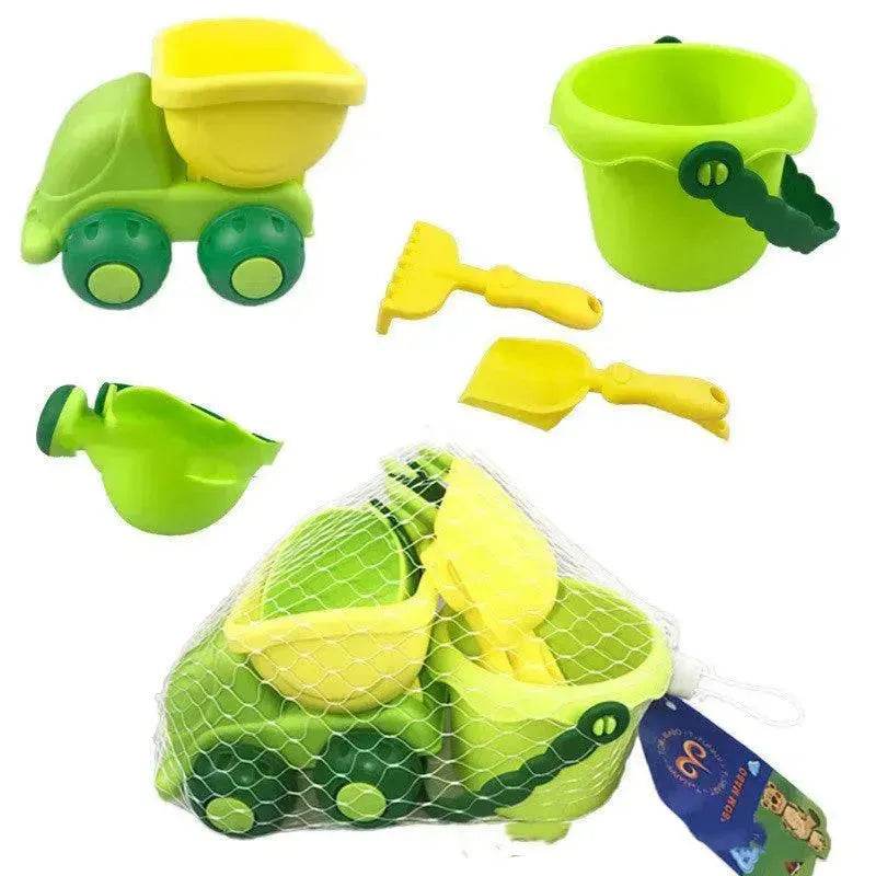 New Summer Beach Cartoon Soft Rubber Toys For Children Outdoor Playing In Water Toy Set