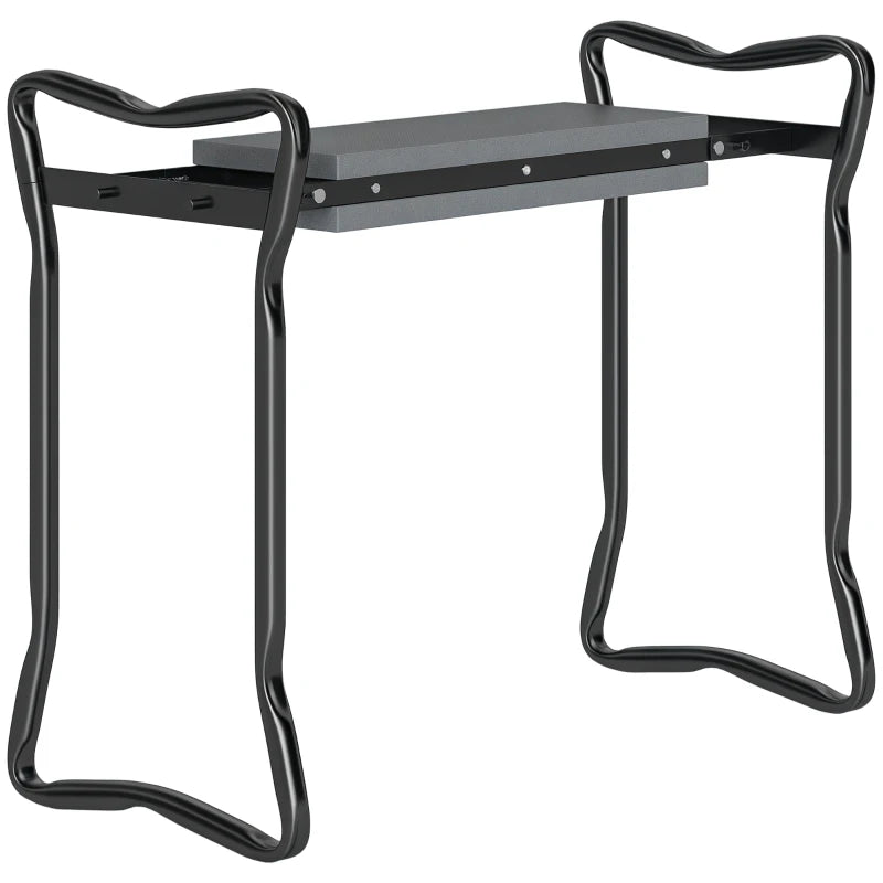 Garden Kneeler and Seat Stool, Folding Gardening Stool Kneeling Chair with Thicken Pad and Handles