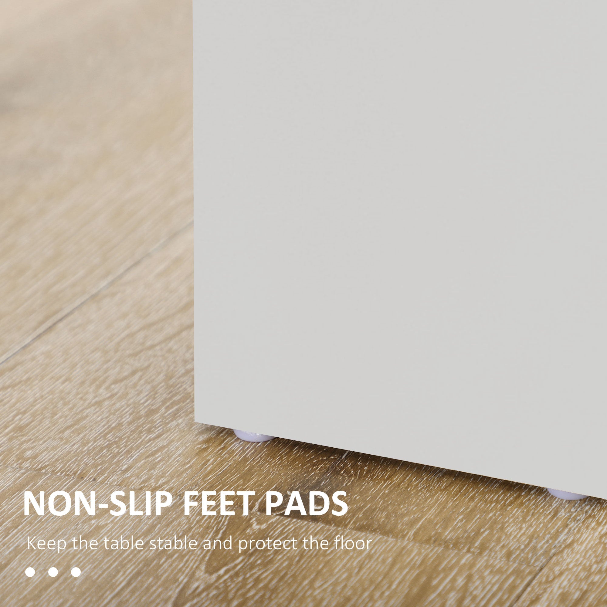 HOMCOM Kitchen Table for 4-6 People, Dining Table with Veneered Top for Dining Room, Oak