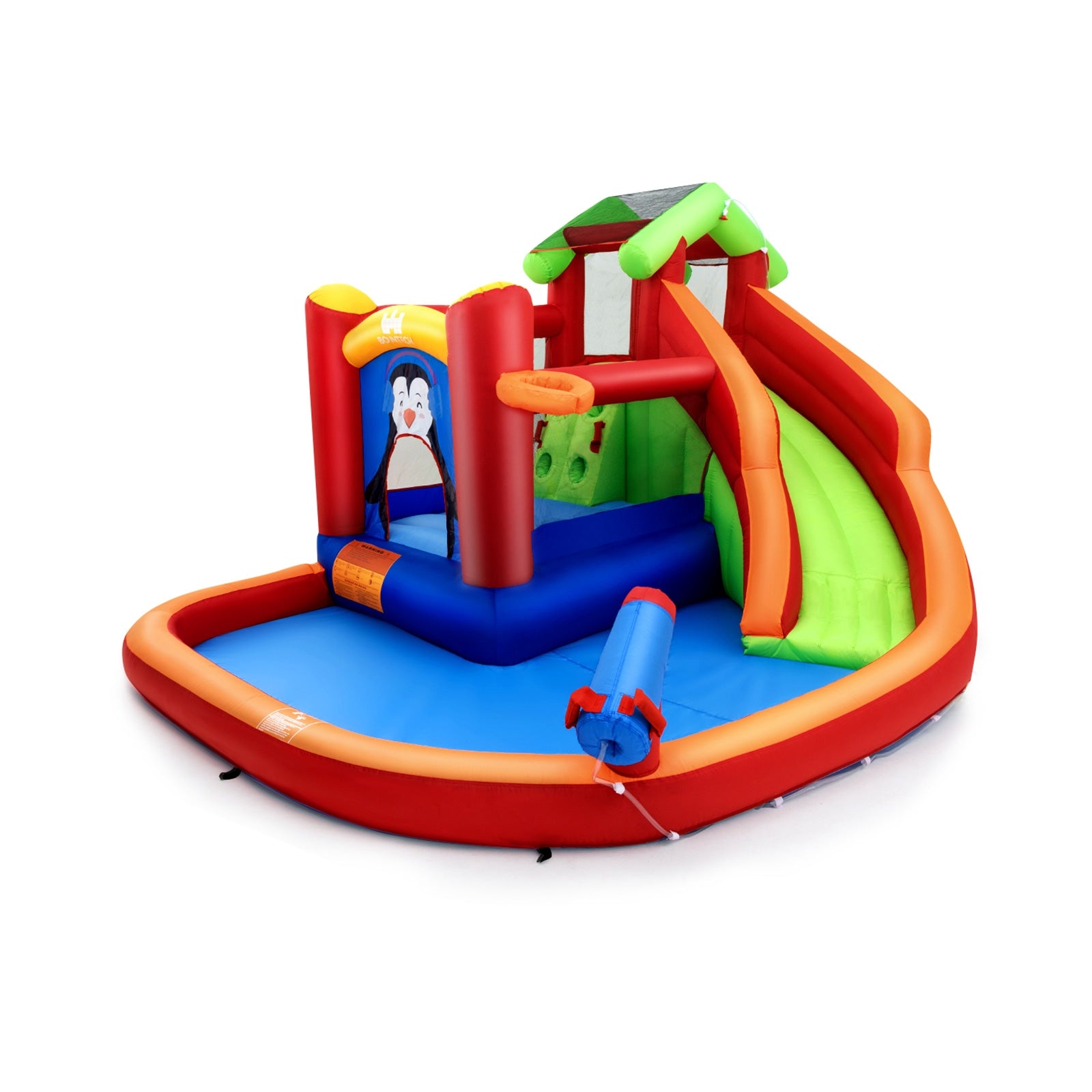 Inflatable Slide Bouncer and Water Park Bounce House Without BlowerÂ