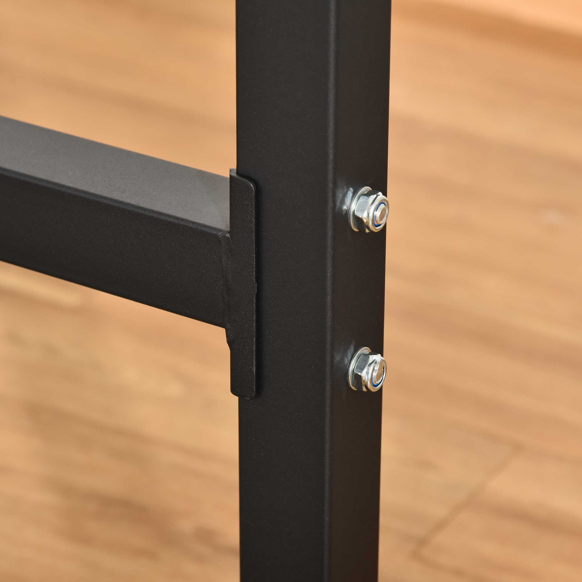 Soozier Dip Station with Padded Handles, Multifunctional Fitness Training Dip Bar for Indoor Home Gym Workout, Black