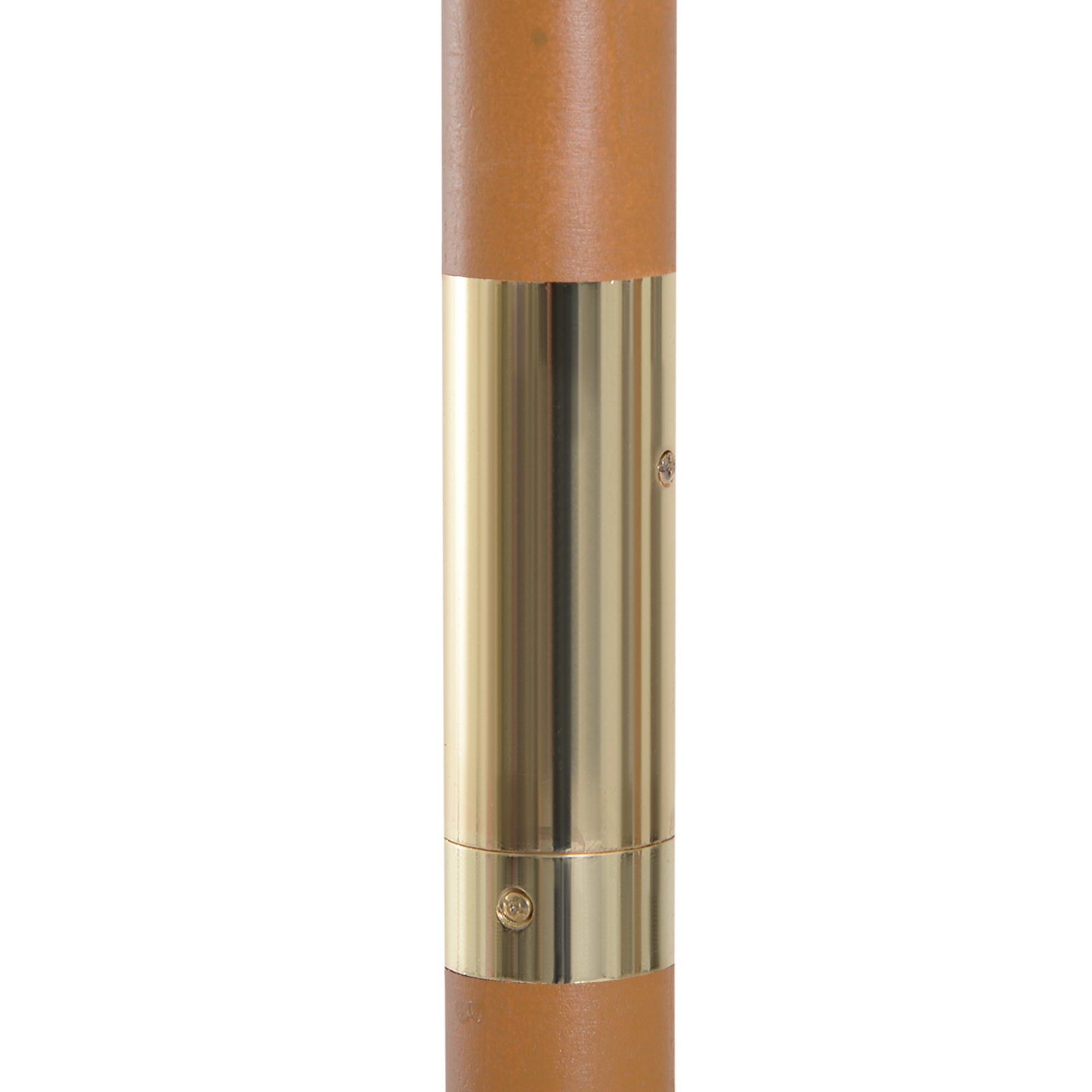 Outsunny Wood Patio Umbrella: 8FT Round Market Garden Parasol with Bamboo Ribs & Top Vent, Dark Green