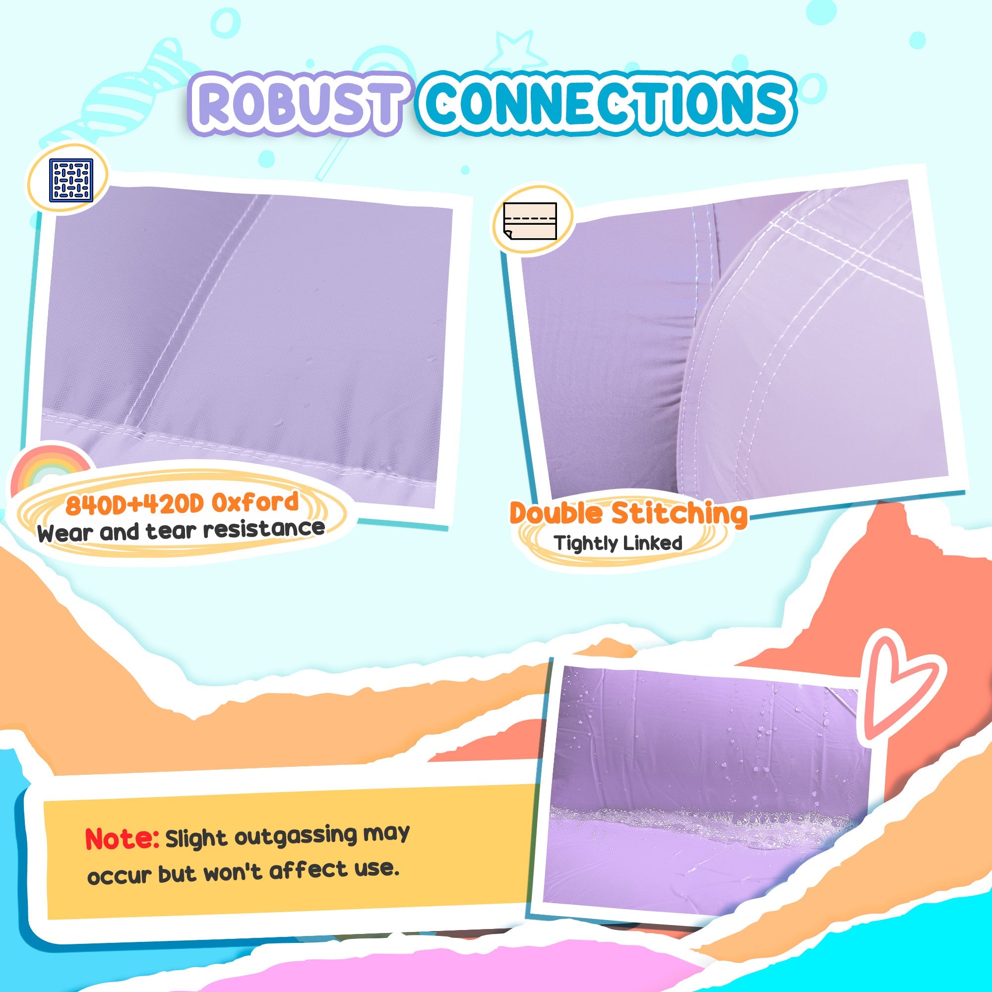 Qaba Inflatable Bounce House with Blower, Slide, Outdoor & Indoor Bouncy Castle for Kids Ages 3-8, 98" x 65" x 79"