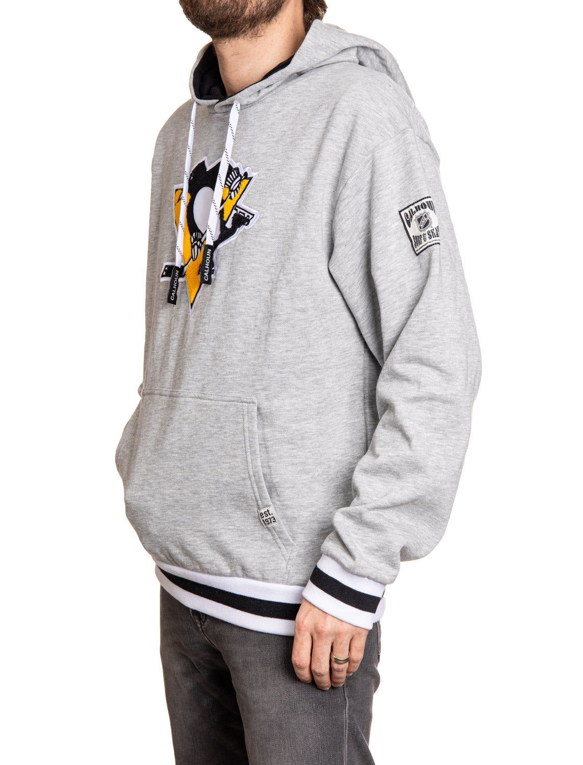 Pittsburgh Penguins "Muskoka Style" Premium Chenille Woven Logo Hoodie